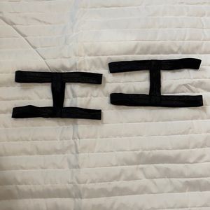 iHeartRaves Black Leg Garters